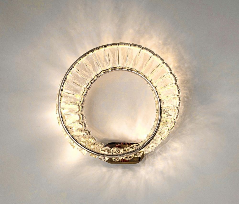 Moosee Wave kinkiet 1x9W LED chrom MSE1501100187