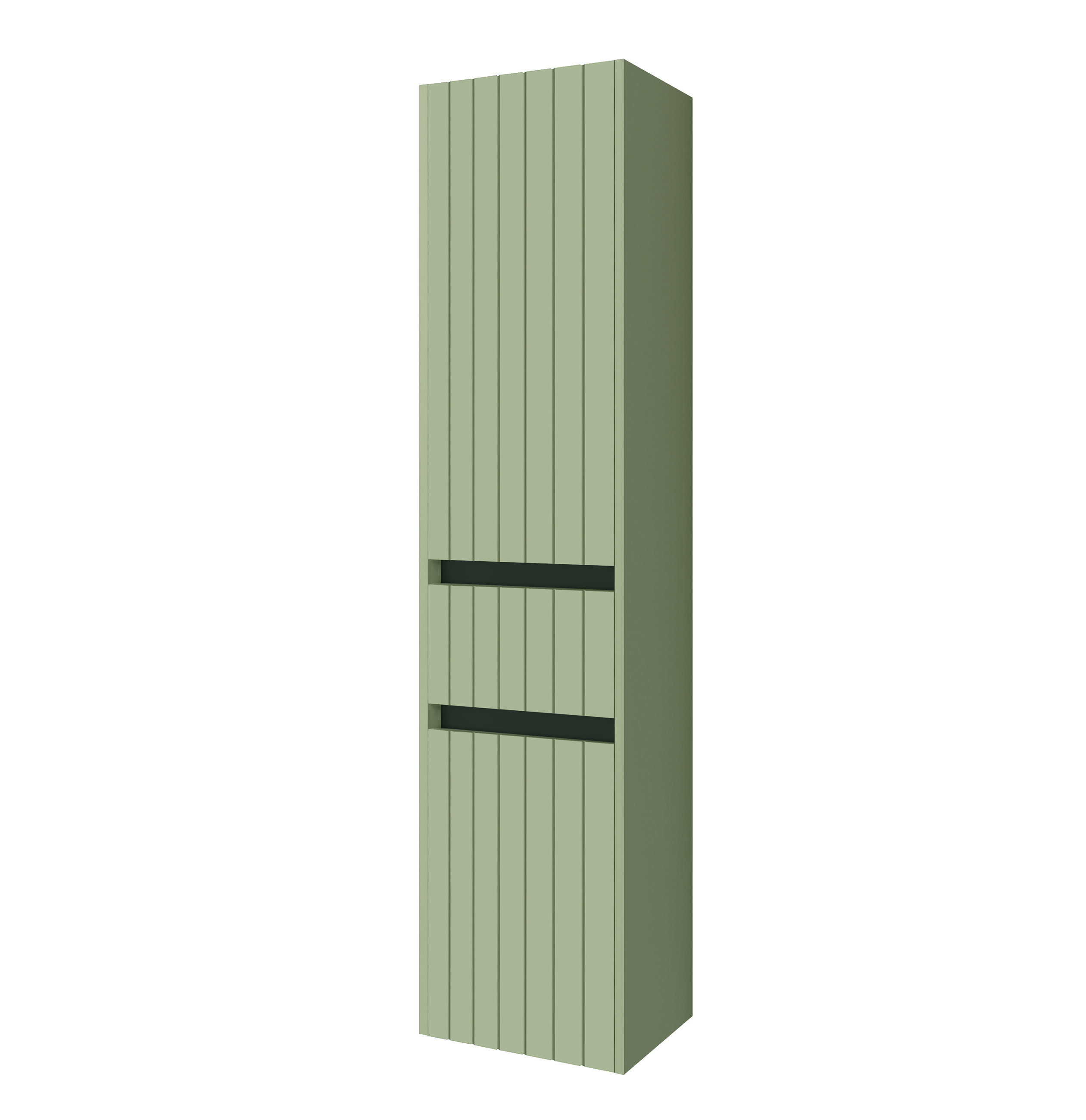 Uptrend Melito szafka 37,5x30x165 cm boczna wisząca szałwia mat 002-SW38-03