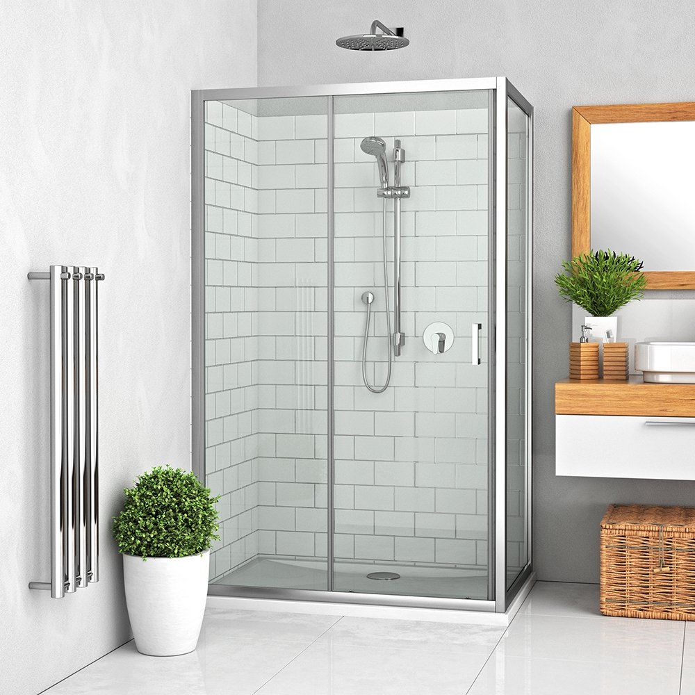Roth Lega ścianka prysznicowa 80 cm boczna LLB/800 chrom/szkło przezroczyste 553-8000000-00-02