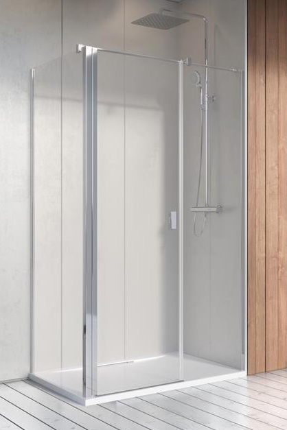 Radaway Nes KDS II ścianka prysznicowa 80 cm boczna szkło przezroczyste 10040080-01-01