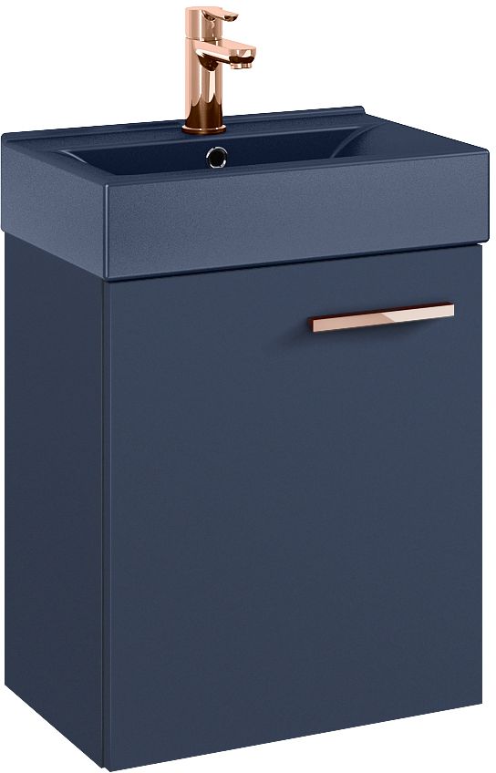 Elita Tiny umywalka z szafką 45 cm navy blue matt RE020450157030 - Wysyłka w 24h