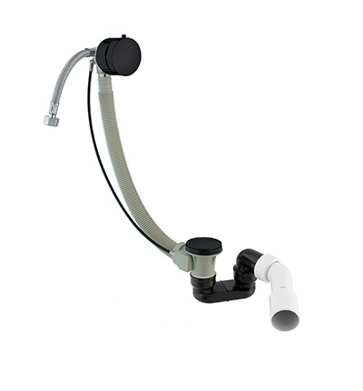 Omnires syfon do wanny czarny mat TK132-PLUS-3.43+64-SBL - Wysyłka w 24h
