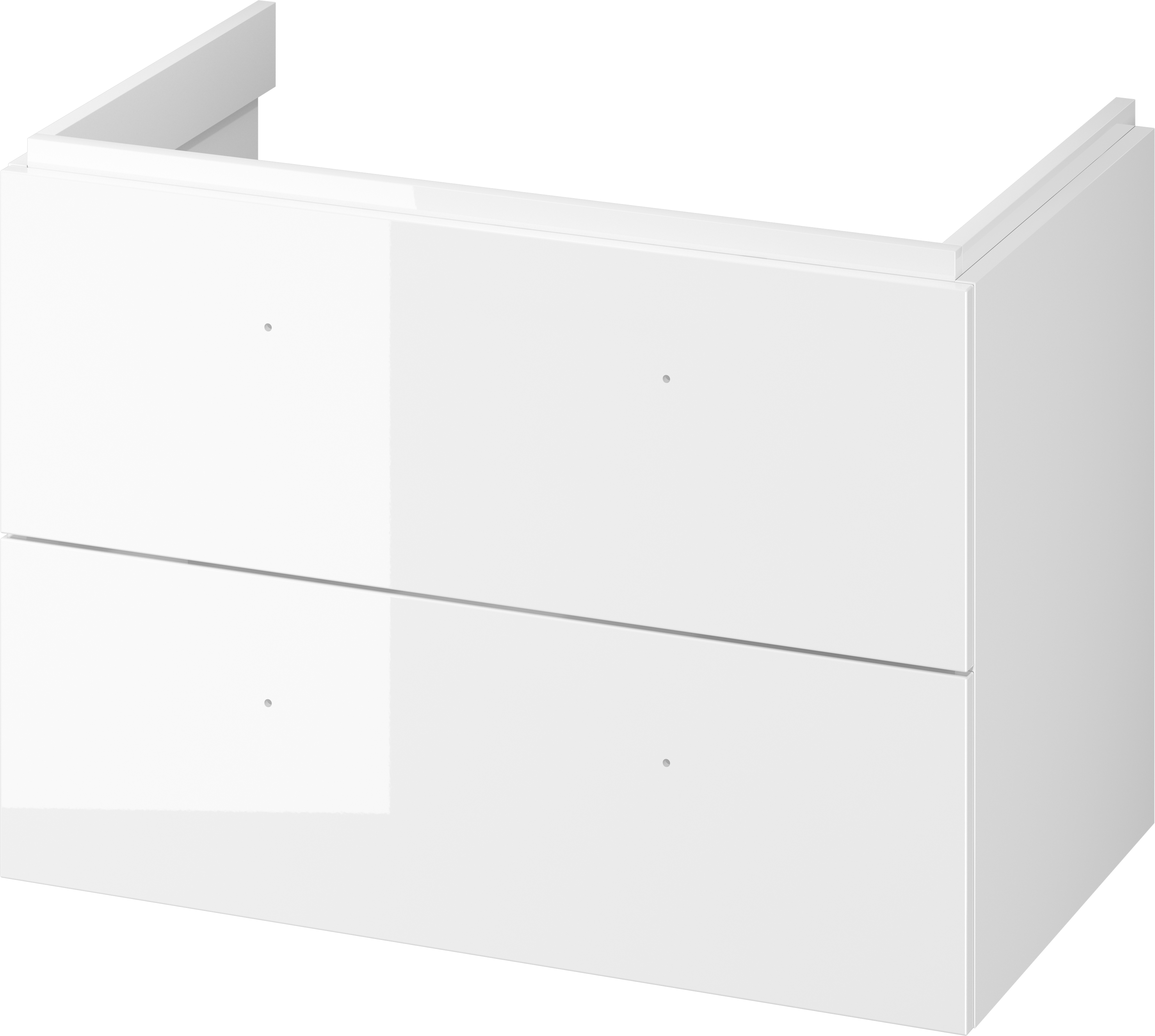 Cersanit Larga szafka 79,4x44,4x57,2 cm podumywalkowa wisząca biała S932-073 - Wysyłka w 24h
