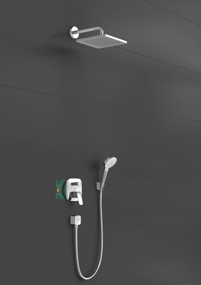 Hansgrohe Crometta E zestaw prysznicowy podtynkowy chrom 27957000