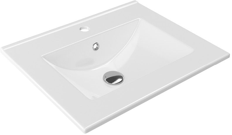 Excellent As umywalka 61x46,5 cm meblowa/wpuszczana biała CEEX.3617.600.WH - Wysyłka w 24h