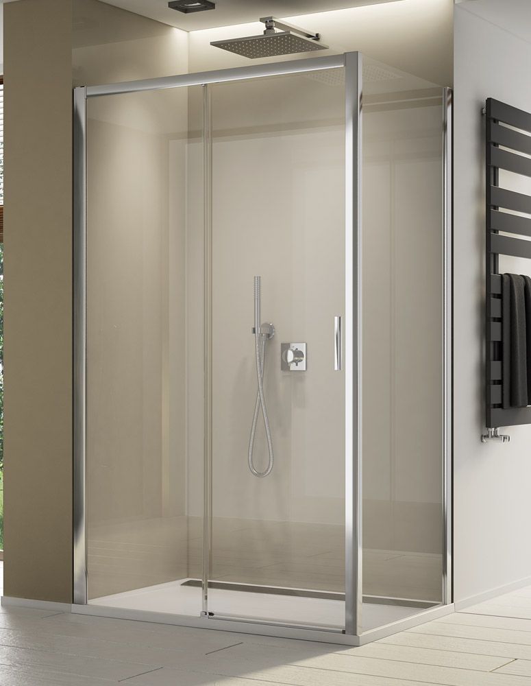 SanSwiss Top-Line S ścianka prysznicowa 80 cm srebrny połysk/szkło przezroczyste TOPF20805007