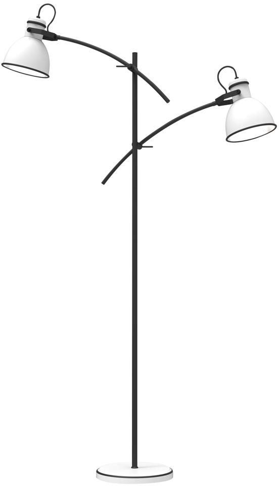 Candellux Zumba lampa stojąca 2x40 W biała 52-72672