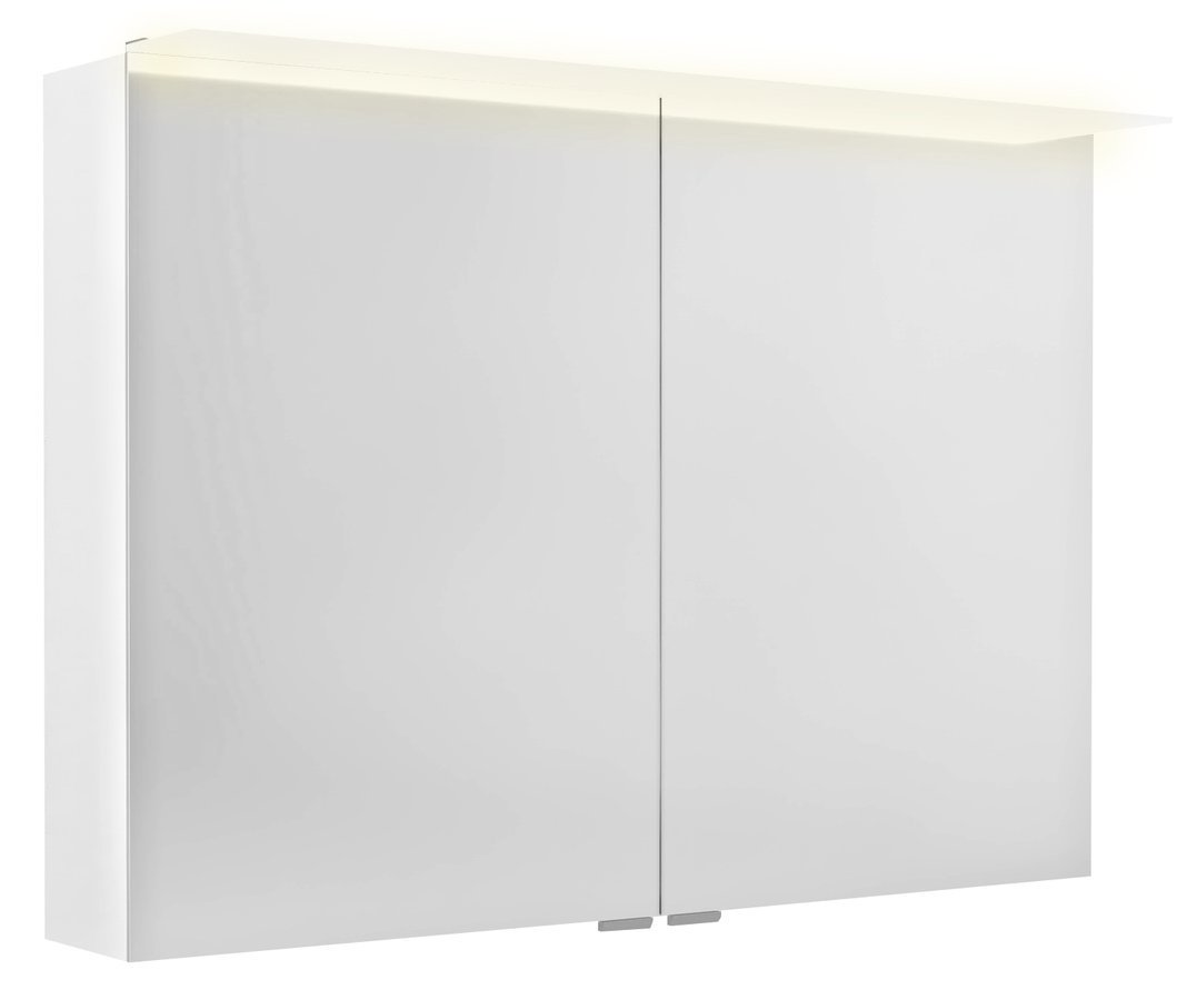 Sapho Linex szafka 100 cm lustrzana z oświetleniem LED wisząca biały LX100-0030