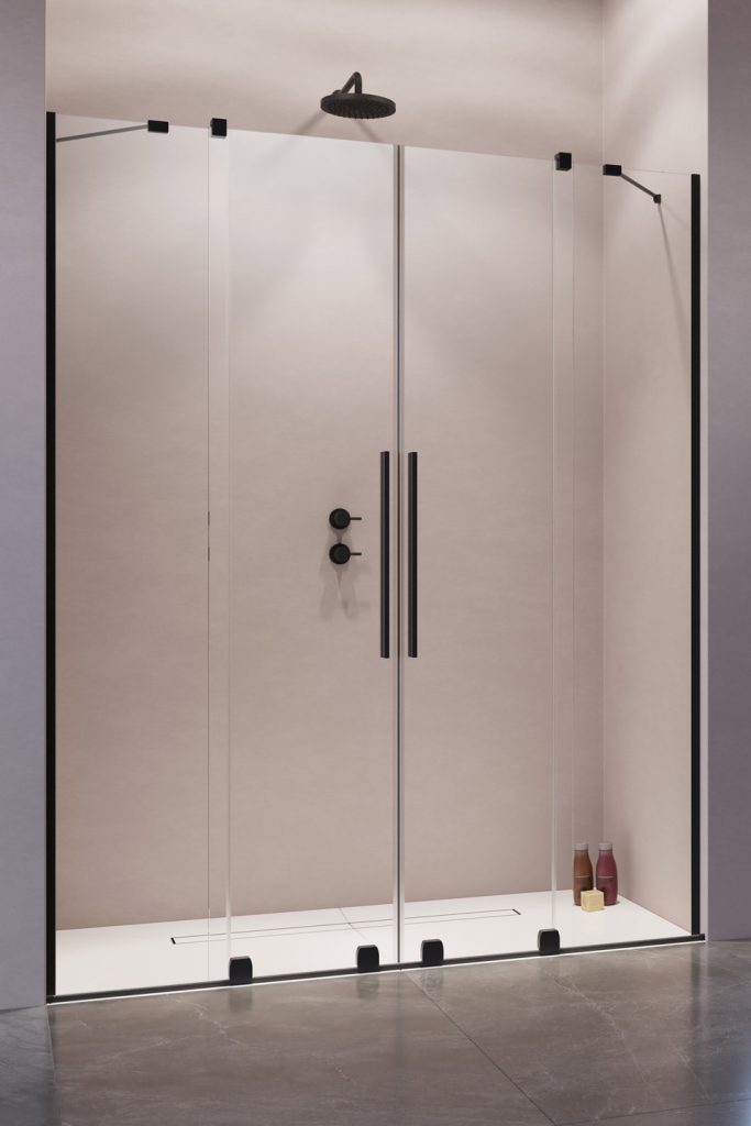 Radaway Furo ścianki prysznicowe 34,2 cm szkło przezroczyste 10111342-01-01