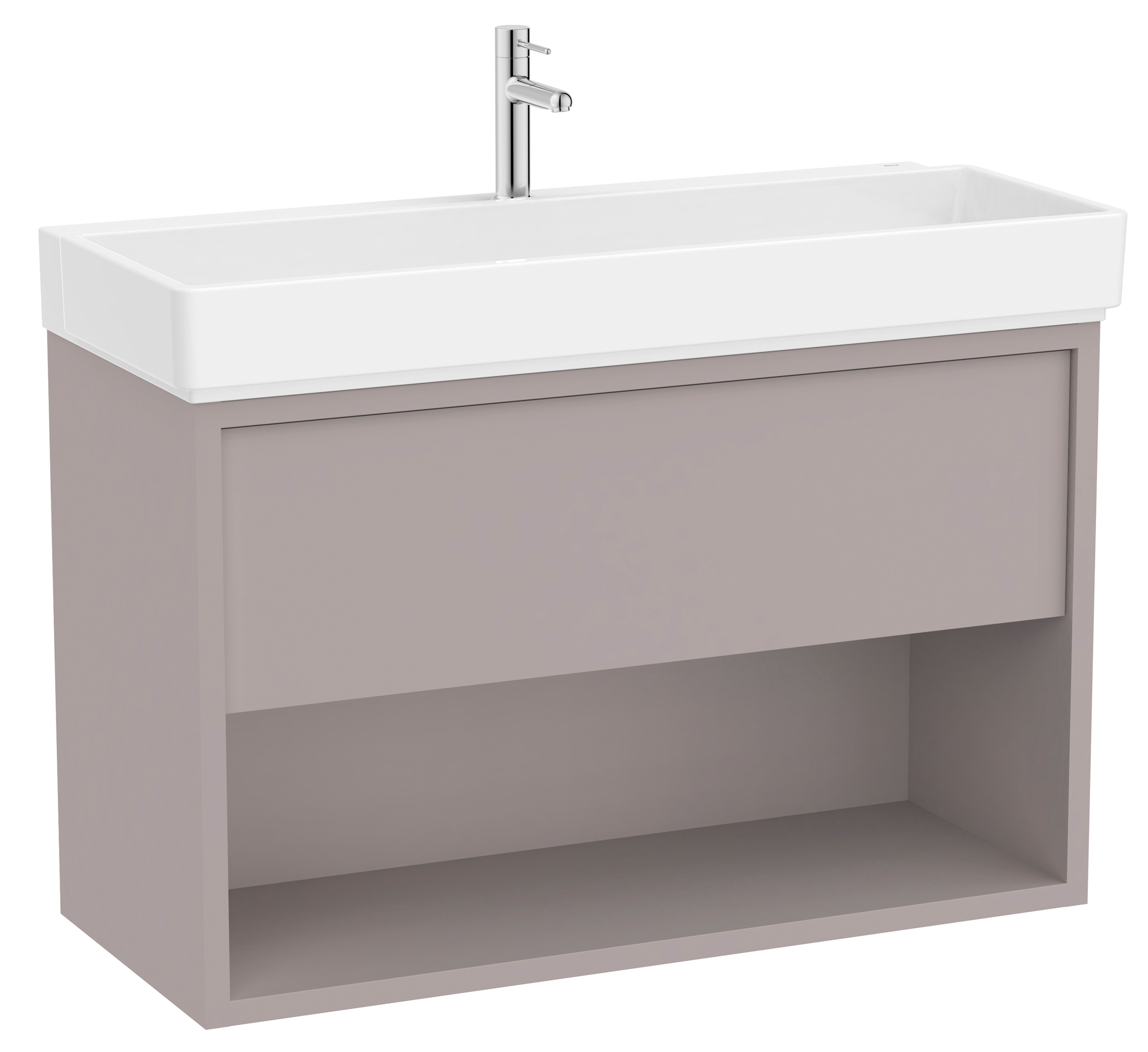 Roca Tura umywalka z szafką 100 cm szlachetny szary A852037559