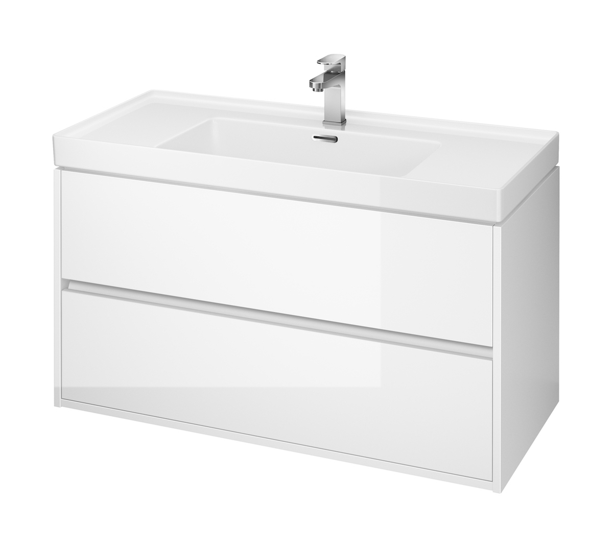 Cersanit Crea szafka 100 cm podumywalkowa wisząca biała S924-021 - Wysyłka w 24h
