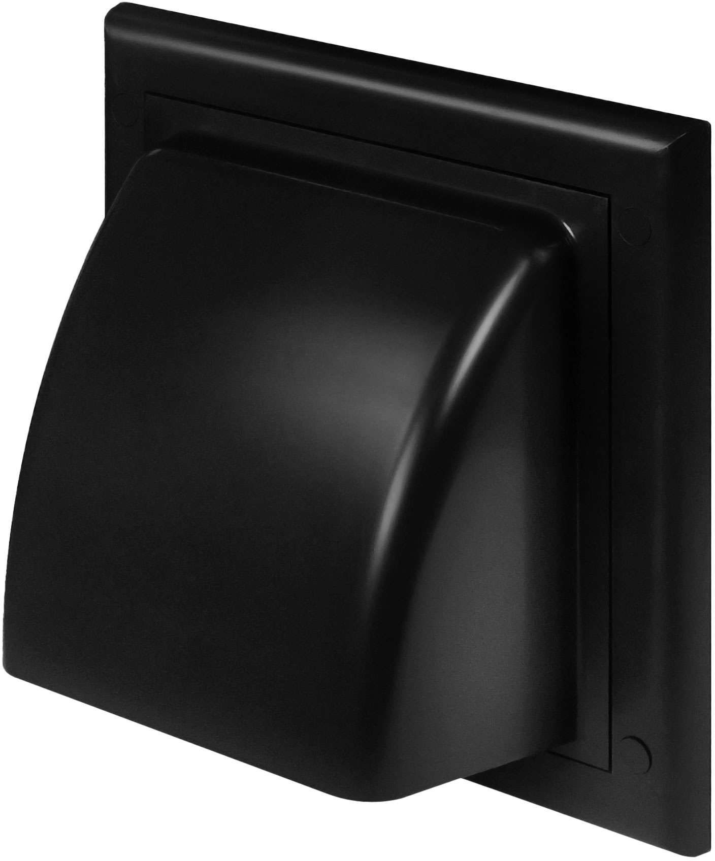 Awenta osłona wywiewna 190x190 mm czarna KO125-30CZ