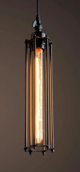 Abigali Retro lampa wisząca 1x40W czarna KRS-E27 - Wysyłka w 24h