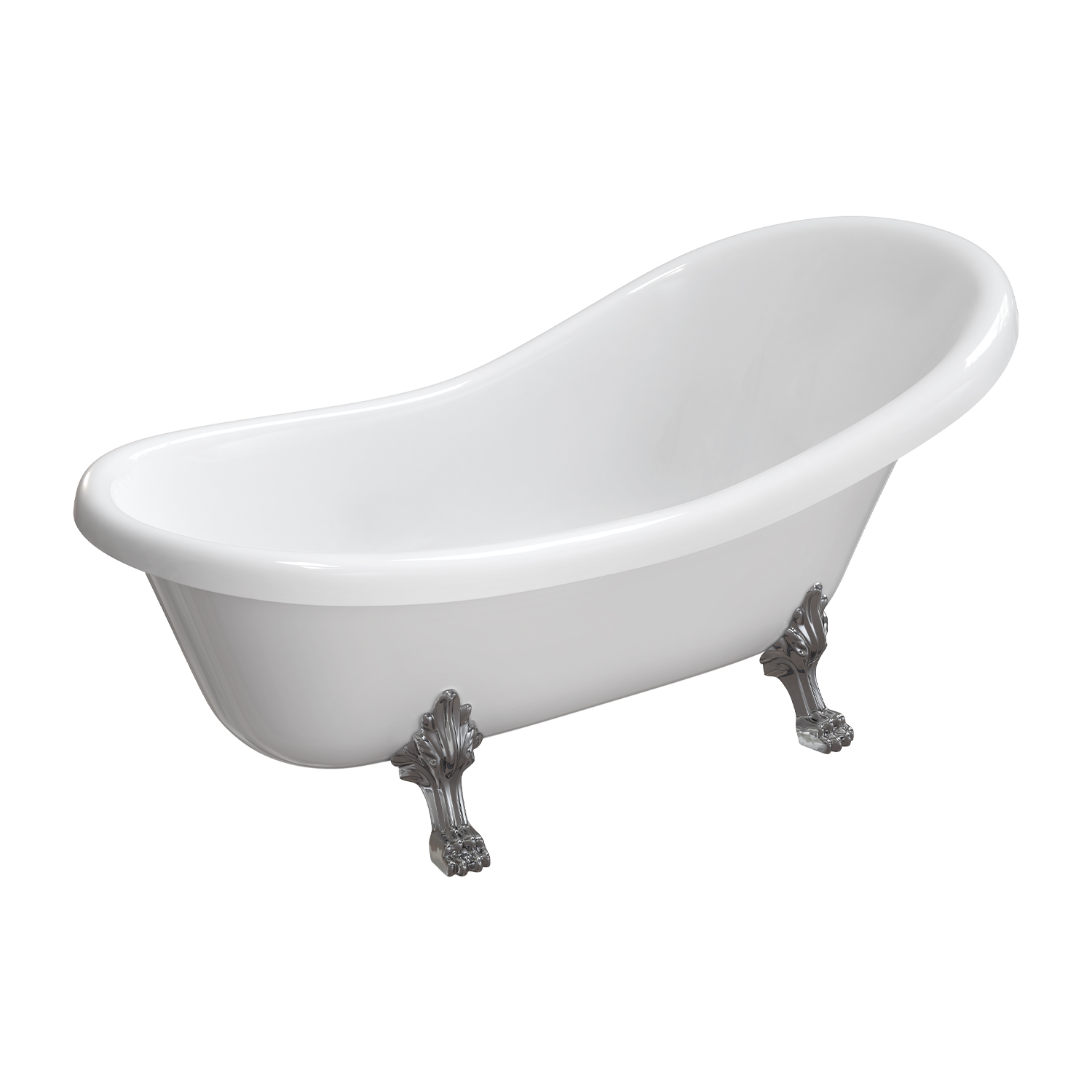 Omnires M+ wanna wolnostojąca 175x82 cm owalna biała ATENA174BP