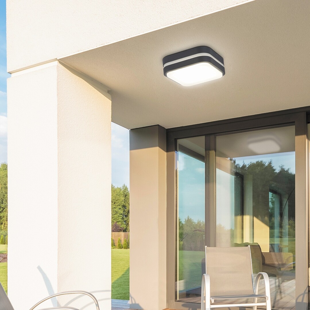 Rabalux Hamburg plafon 1x12W LED biały/antracyt 8850
