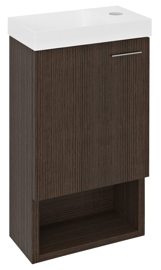 Sapho Latus XI szafka 30 cm podumywalkowa wisząca sosna rustykalna LT711-1616