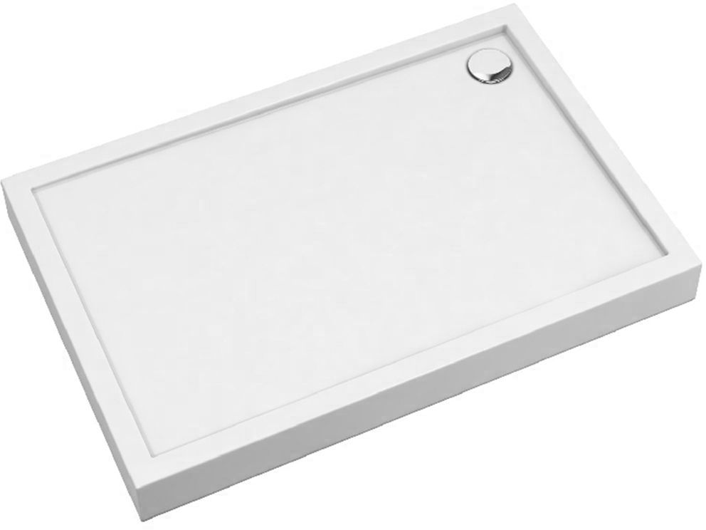 Schedpol Competia New brodzik 100x70 cm prostokątny biały 3.4664