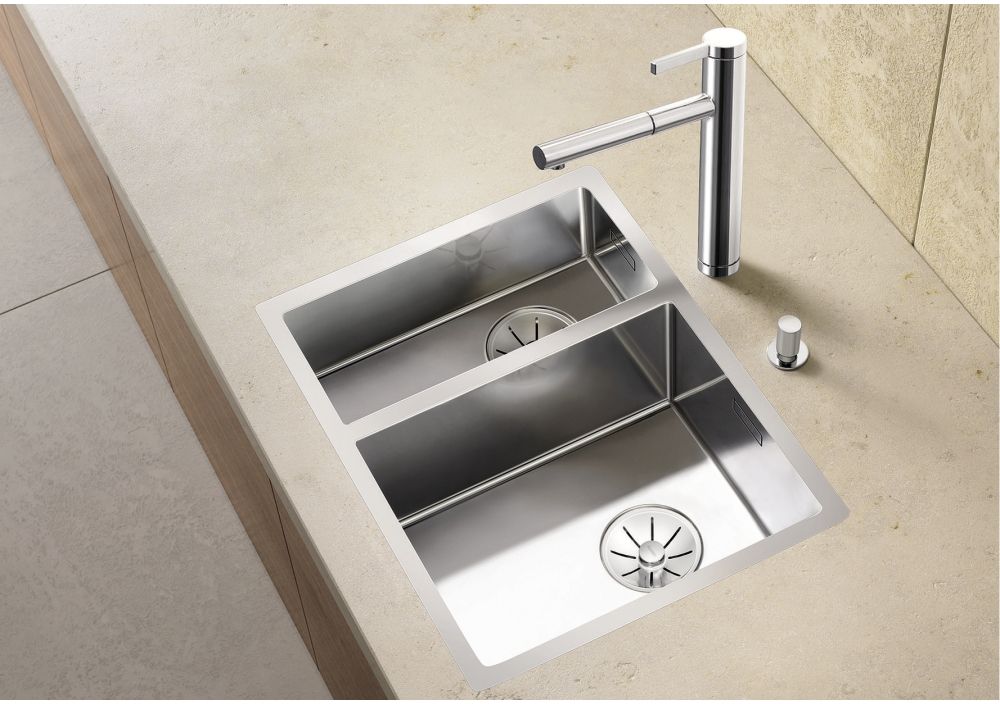 Blanco Claron 340/180-IF zlewozmywak stalowy 58,5x44 cm prawy stal polerowana 521608