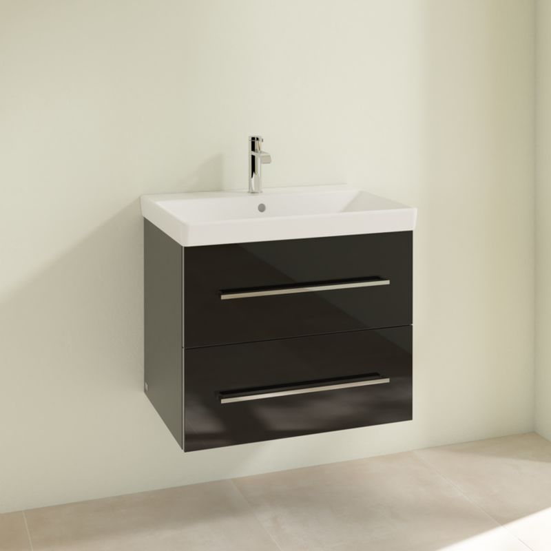 Villeroy & Boch Avento szafka 63 cm podumywalkowa wisząca Crystal Black A89000B3