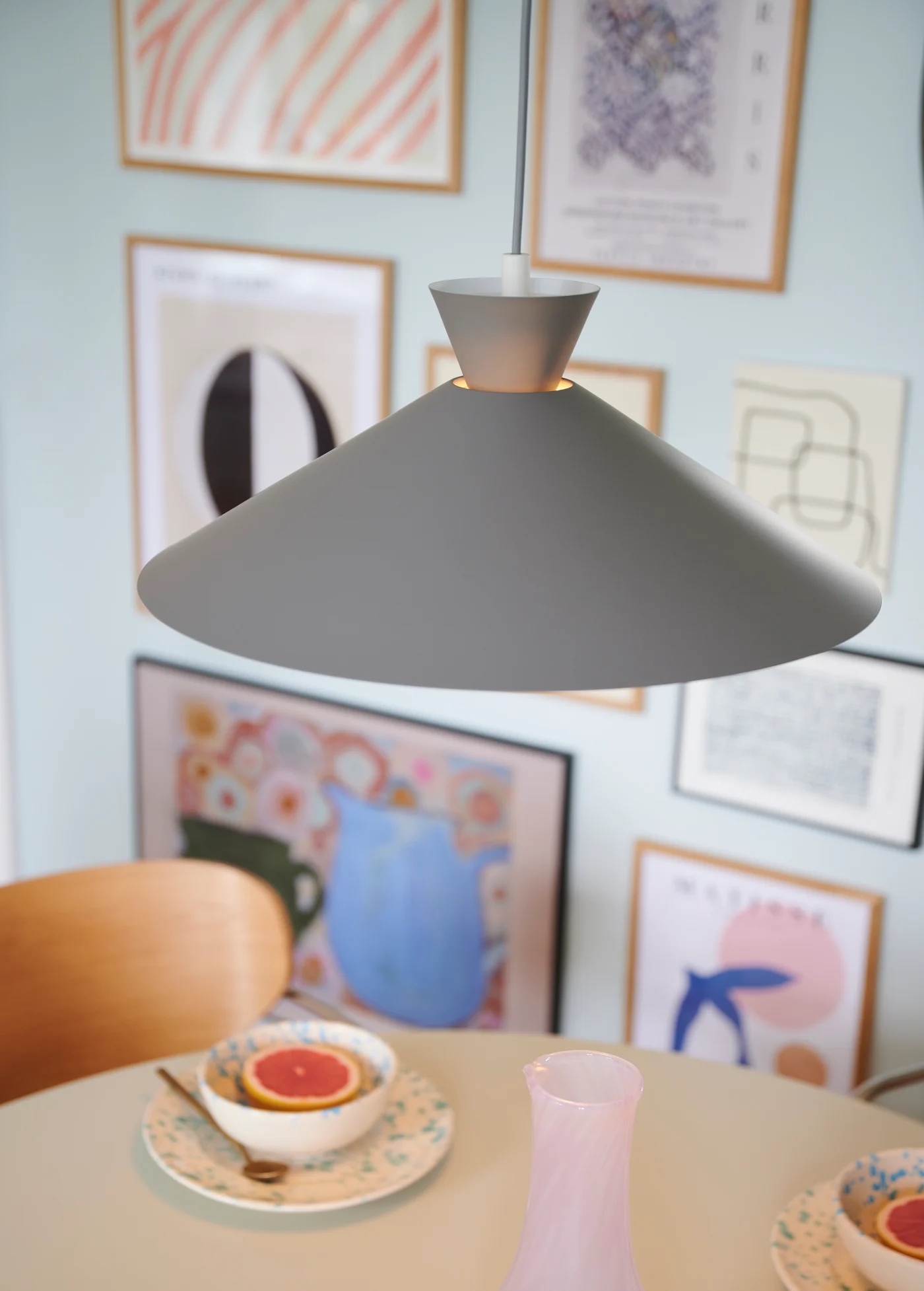 Nordlux Dial lampa wisząca 1x40W szara 2213353010