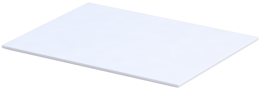 Oristo Uni blat 60 cm naszafkowy biały połysk OR00-BU-60-1
