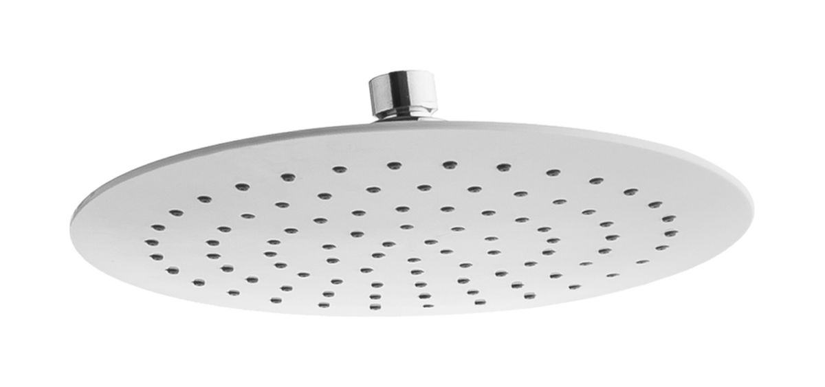 Invena Tinos Exe deszczownica Slim okrągła 23 cm tworzywo białe SC-D1-027