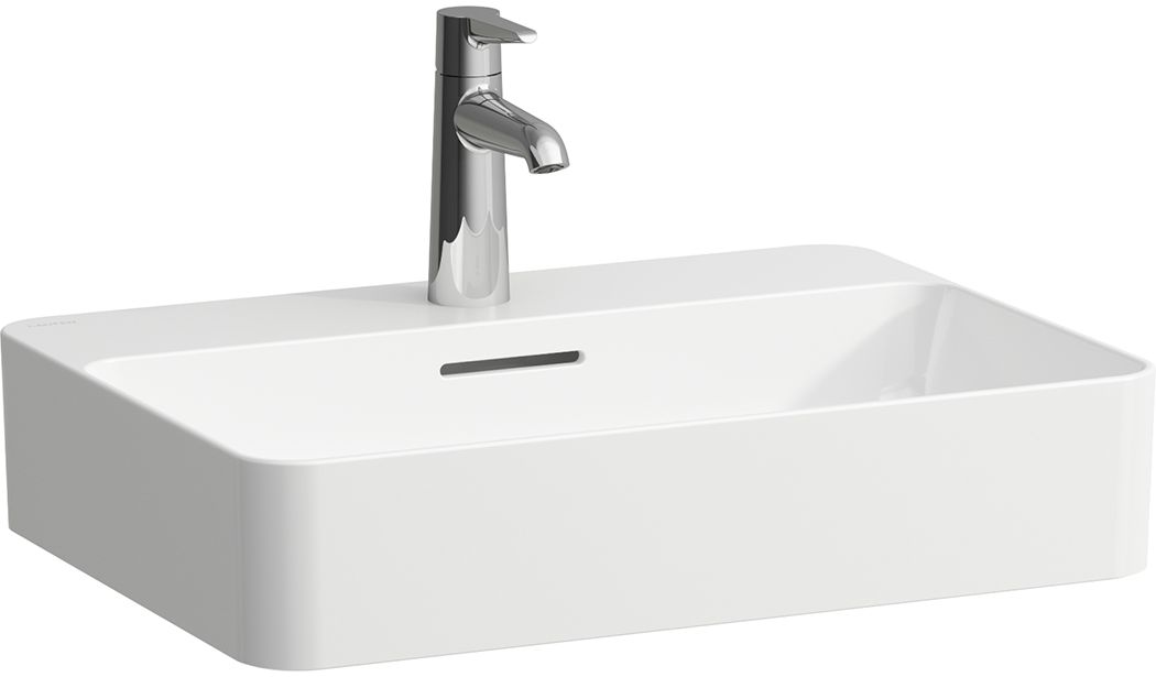 Laufen Val umywalka 55x40 cm prostokątna nablatowa biała H8122847571041