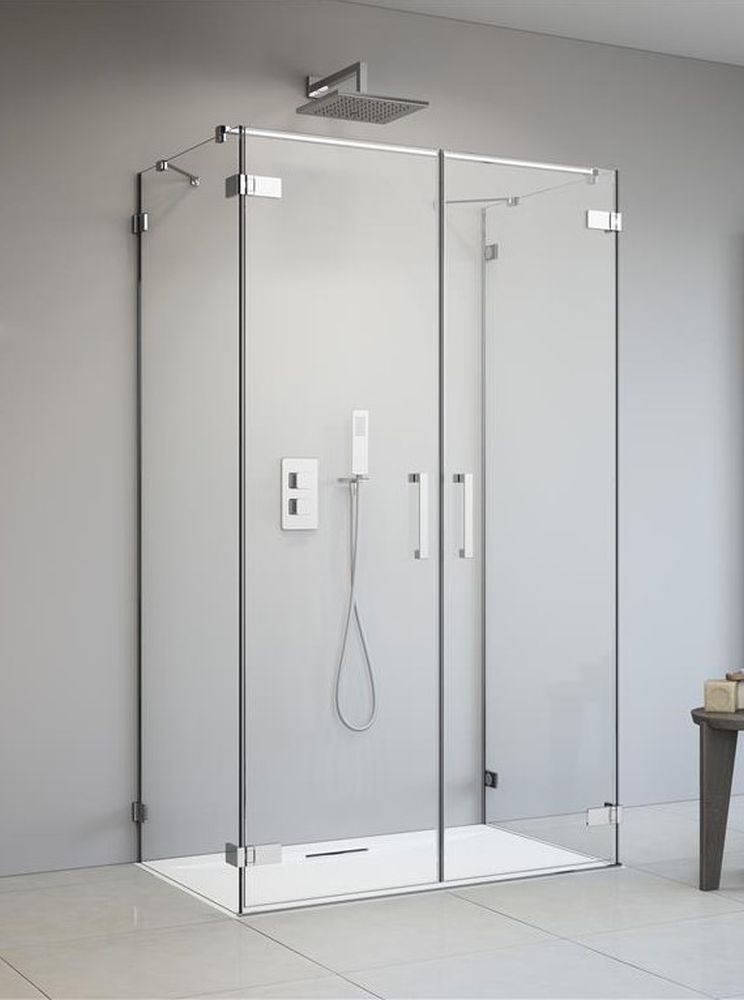 Radaway Arta DWD+2S drzwi prysznicowe 60 cm lewe chrom+/szkło przezroczyste 386054-03-01L