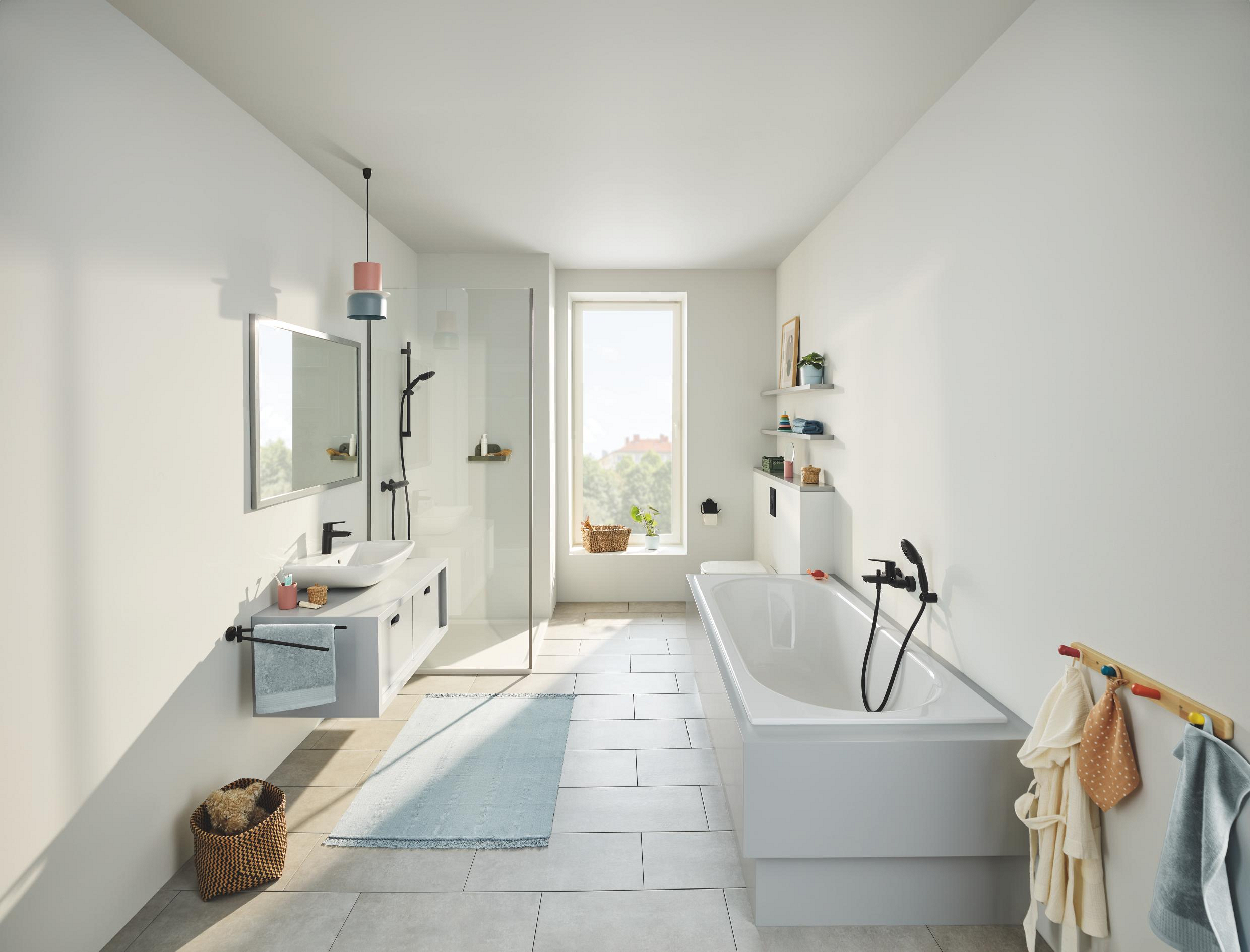 Grohe Start wieszak na ręczniki czarny mat 411832430