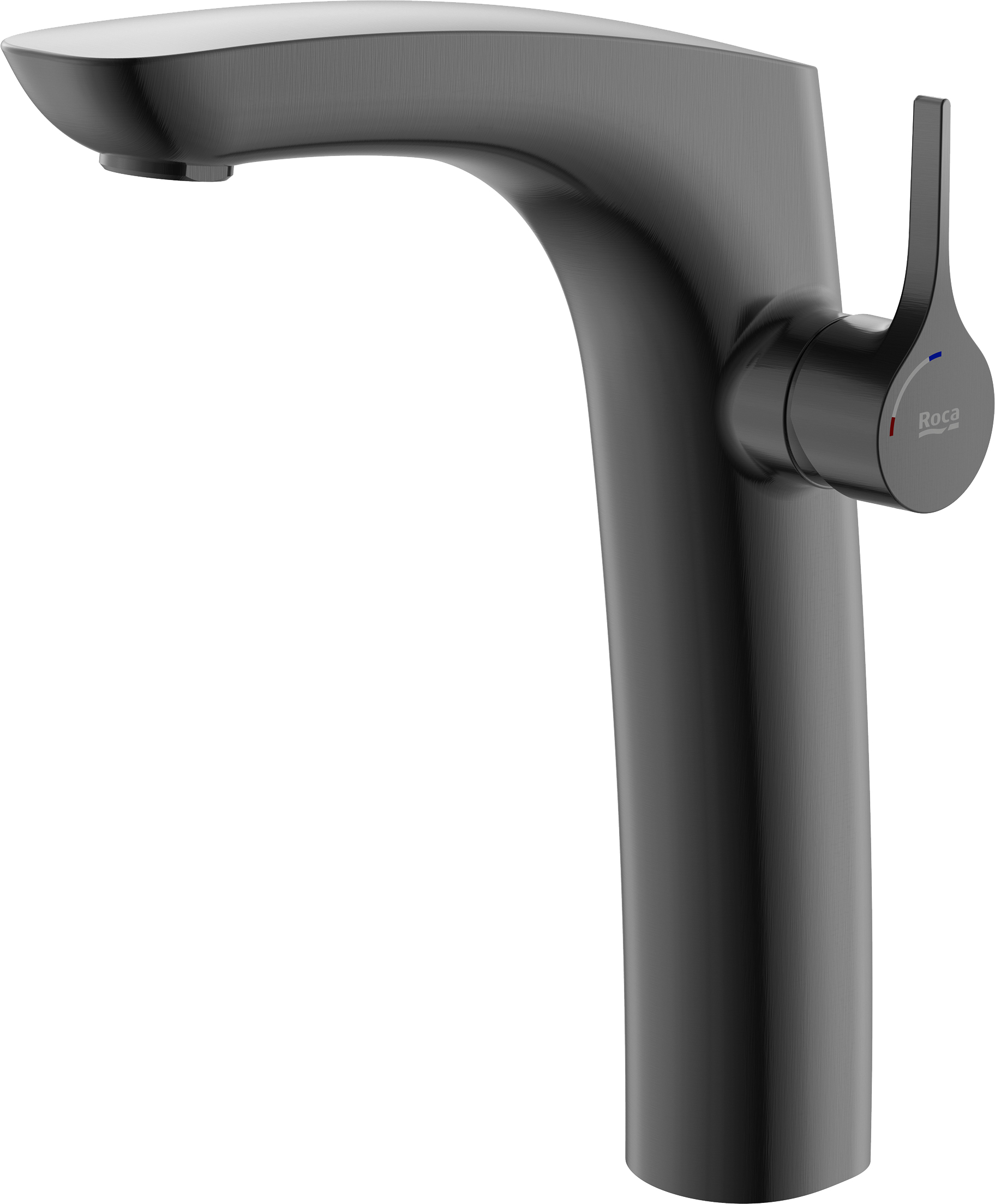 Roca Insignia Black bateria umywalkowa stojąca czarna A5A3C3ANM0
