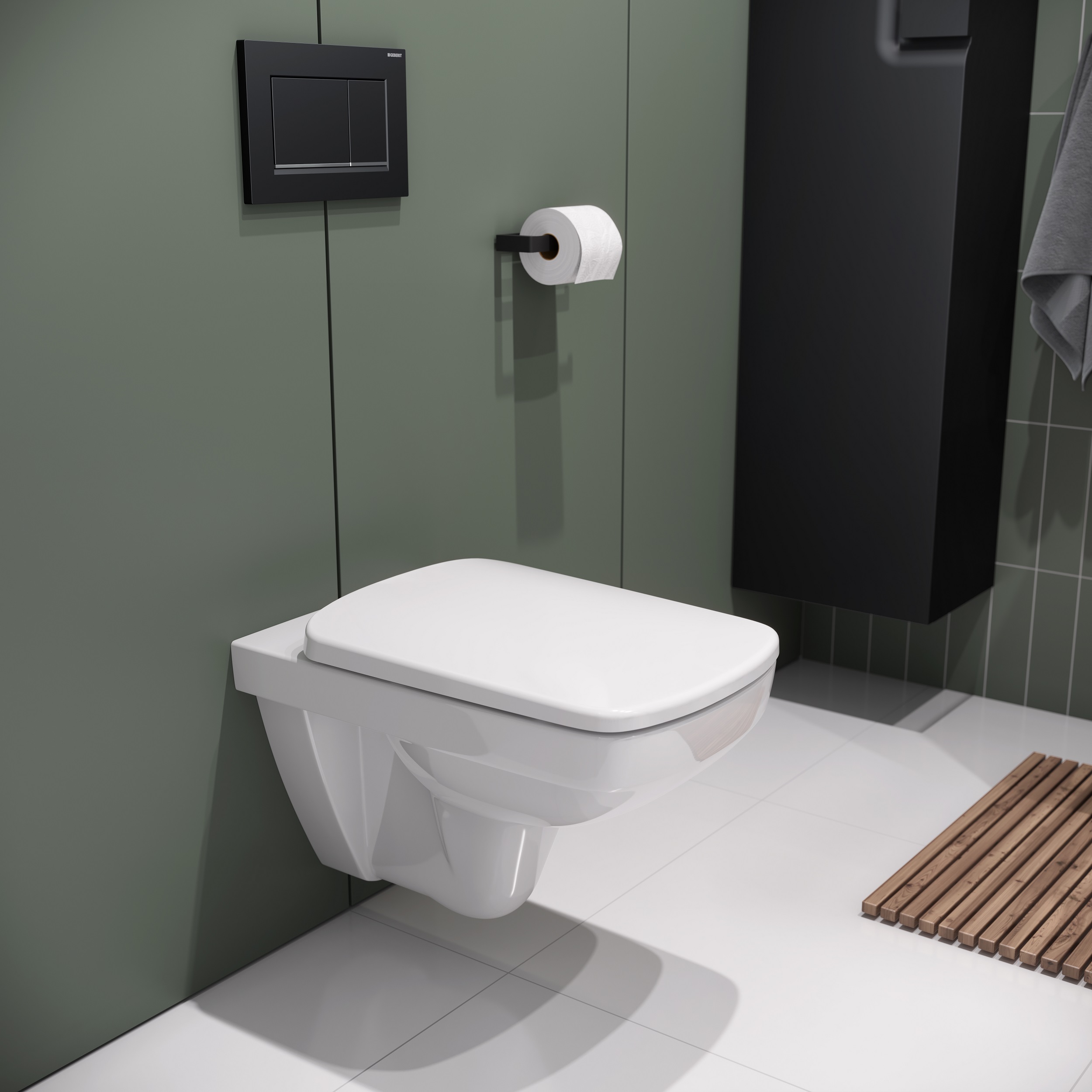 Geberit Selnova Square miska WC wisząca biała 500.270.01.5 - Wysyłka w 24h