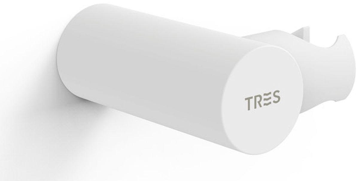 Tres Loft Colors uchwyt prysznicowy biały mat 06183901BM