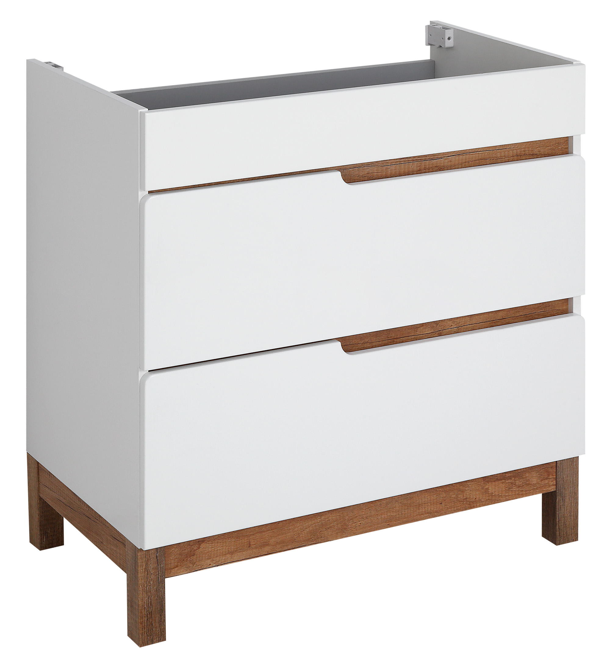 Astor Spek szafka 80 cm podumywalkowa stojąca biały połysk AM-SKU-800-70