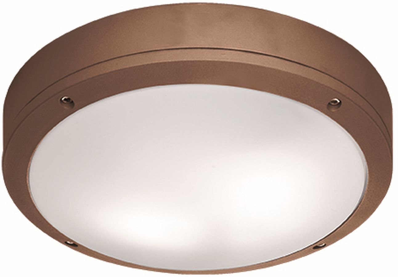 Viokef Leros plafon zewnętrzny 2x18 W brązowa 4049203