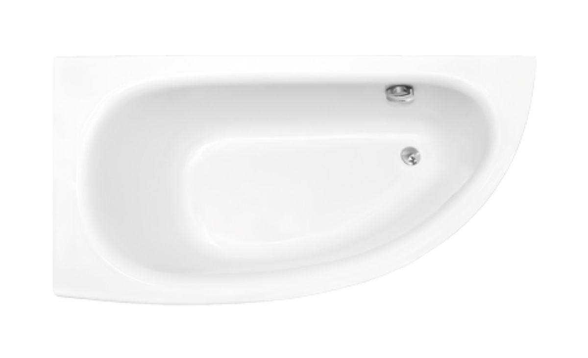 Besco Milena wanna narożna 150x70 cm lewa biała #WAM-150-NL