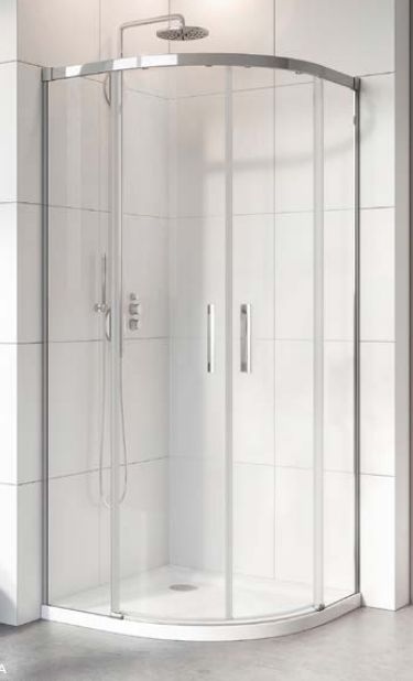 Radaway Idea Black PDD ścianki prysznicowe 90Lx100P cm czarny mat/szkło przezroczyste mat 3871565401
