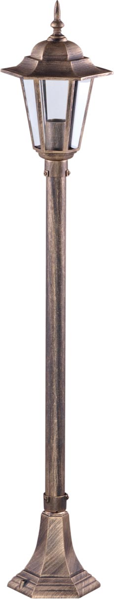 Kaja Standard lampa stojąca zewnętrzna 1x60W czarna/złota K-6009BCZARNY/ZŁOTY - Wysyłka w 24h