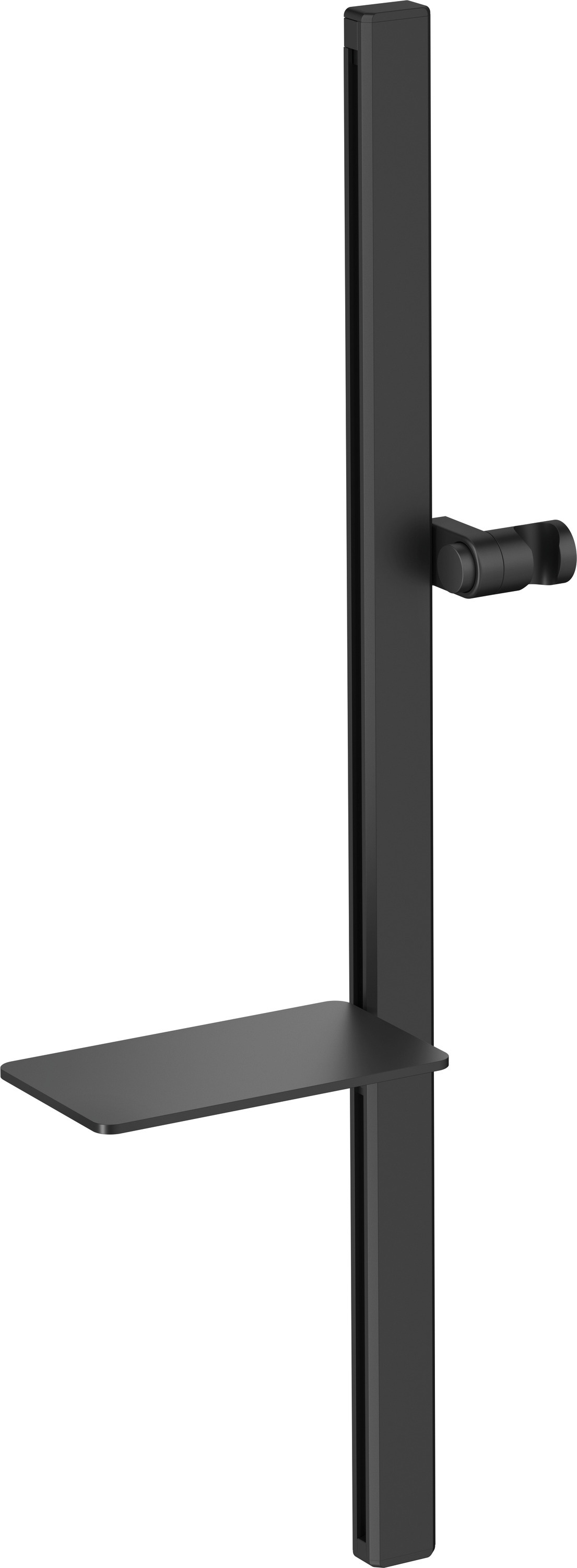 Duravit drążek prysznicowy 81 cm z półką czarny mat UV0600015046