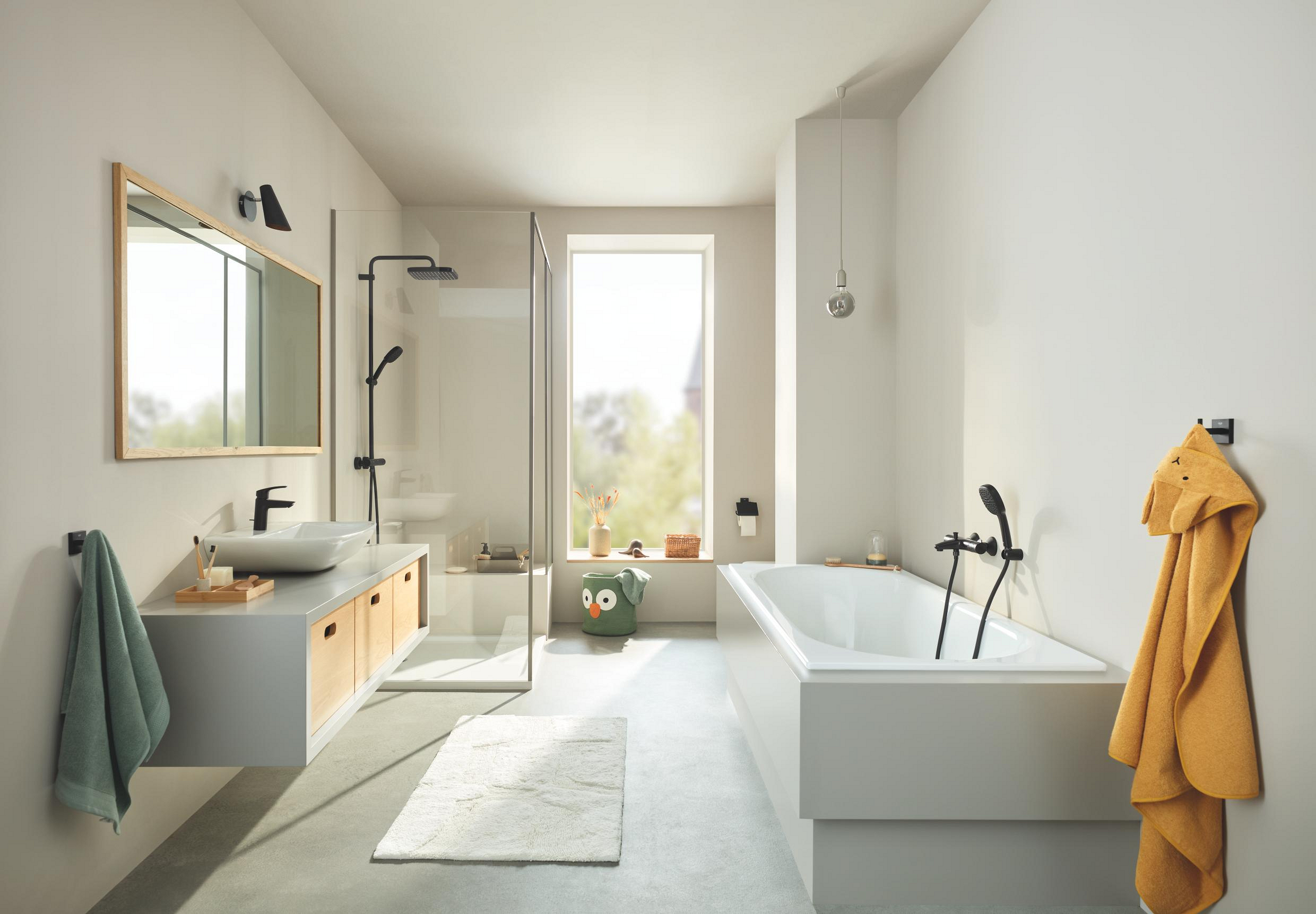Grohe Start Cube wieszak ścienny czarny mat 409612430 - Wysyłka w 24h