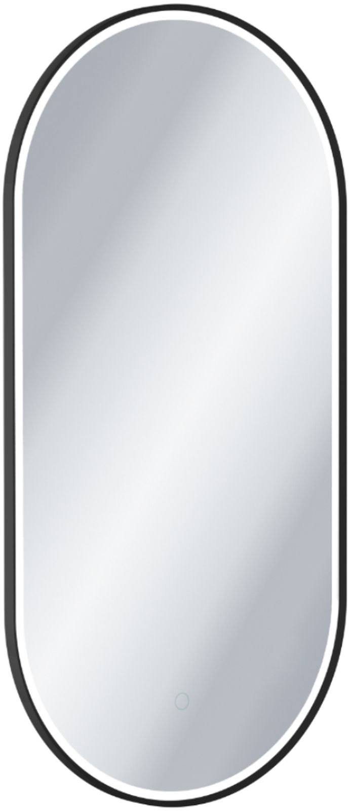 Excellent Corido lustro 100x50 cm owalne LED czarny mat DOEX.CO100.050.BL - Wysyłka w 24h