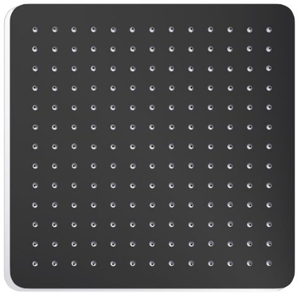 Excellent Slim deszczownica 20x20 cm kwadratowa czarny mat AREX.3022BL