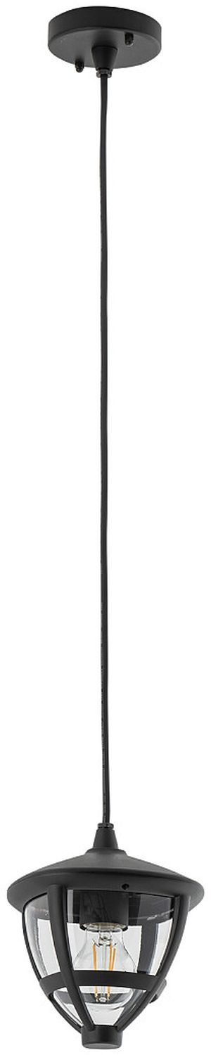 Nowodvorski Lighting Amelia lampa wisząca zewnętrzna 1x10W czarna 10496