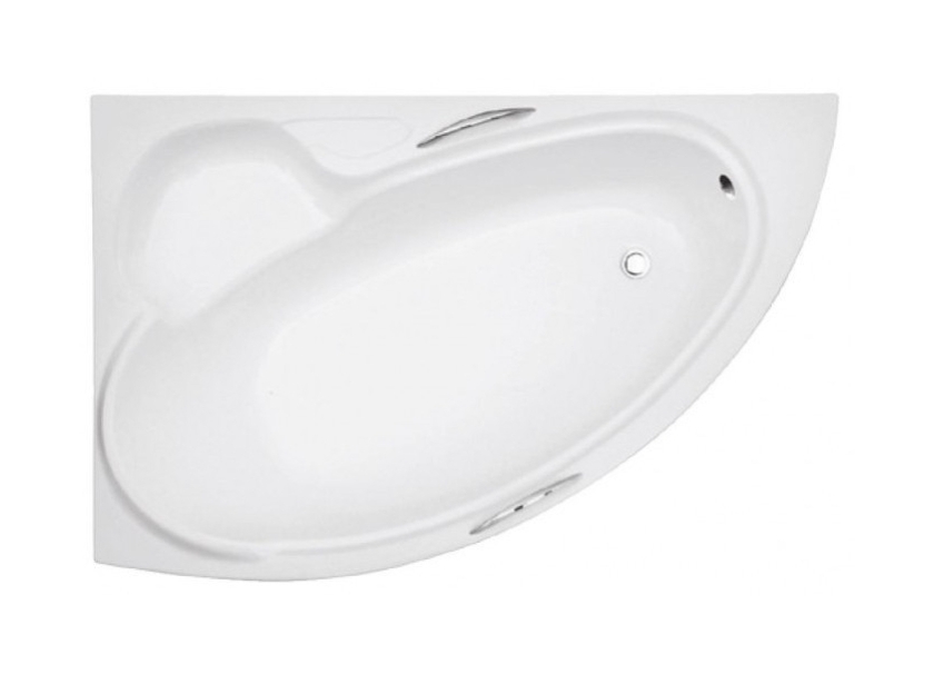 Besco Bianka wanna narożna 150x95 cm lewa biała #WAB-150-NL