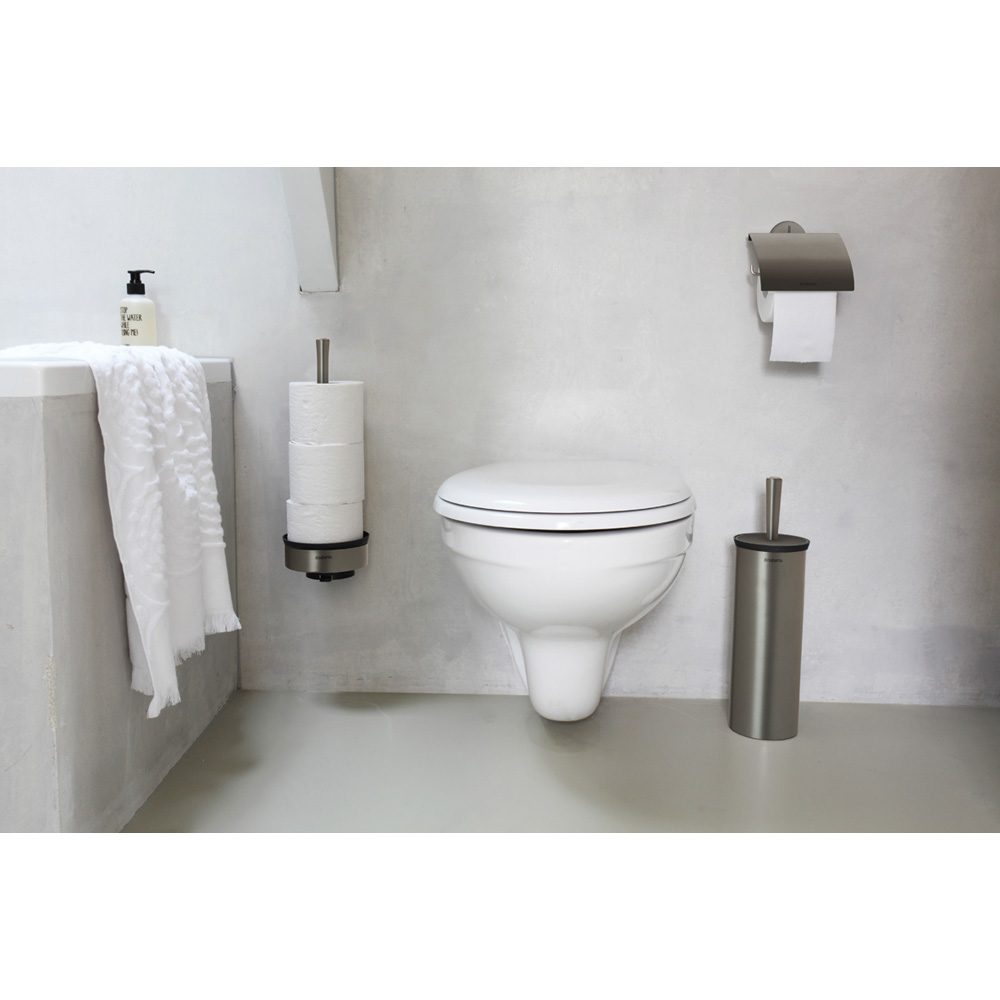 Brabantia Profile uchwyt na papier toaletowy szary 483363 - Wysyłka w 24h