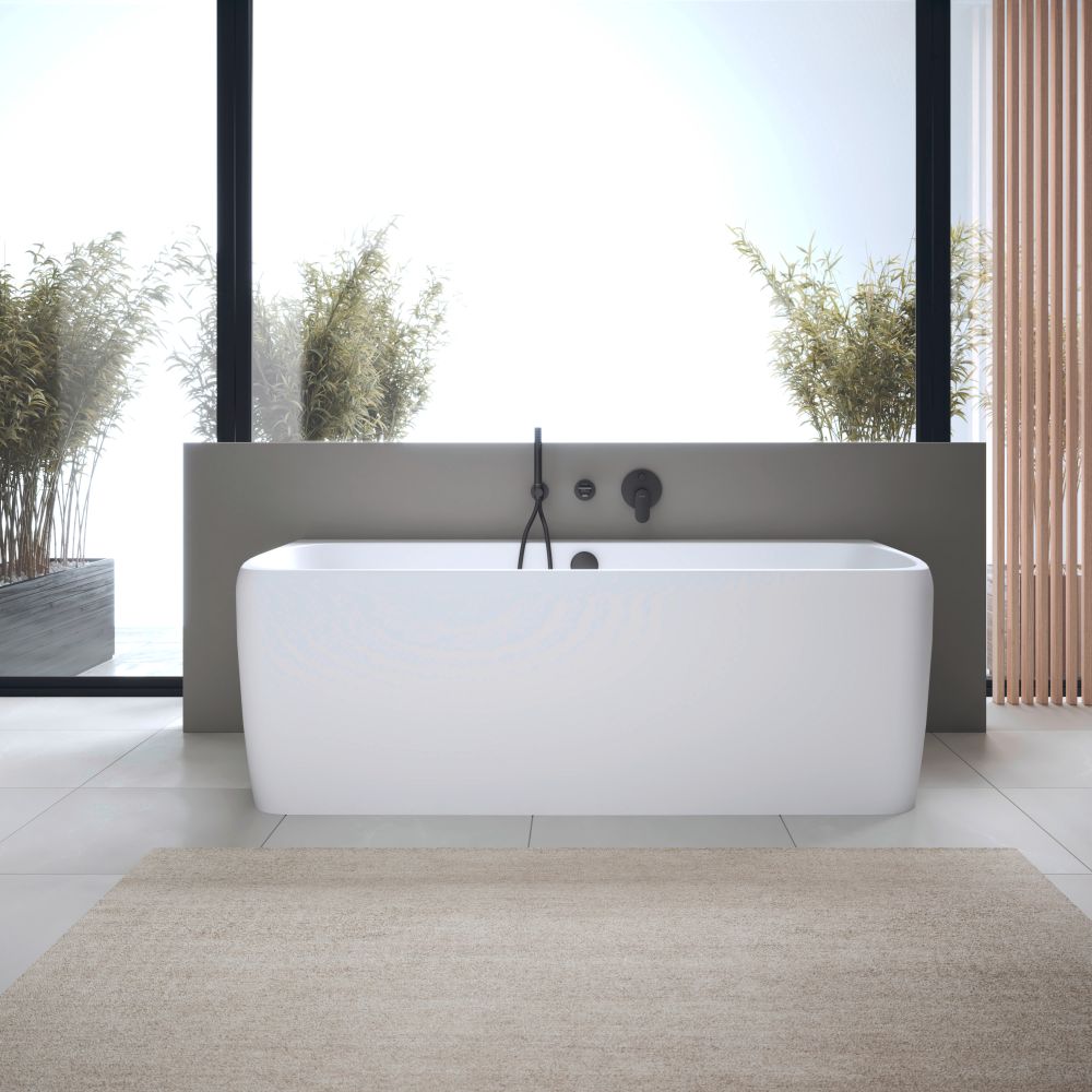 Duravit Qatego wanna przyścienna 180x80 cm prostokątna biała 700615000000000