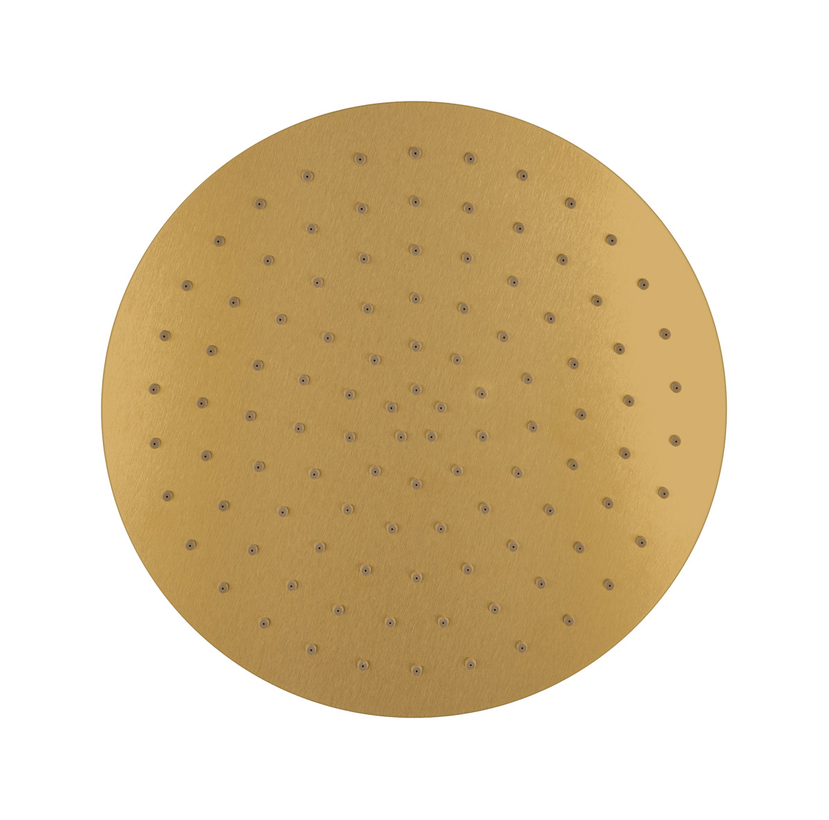 Oltens Vindel deszczownica 30 cm okrągła złoto szczotkowane 37006810