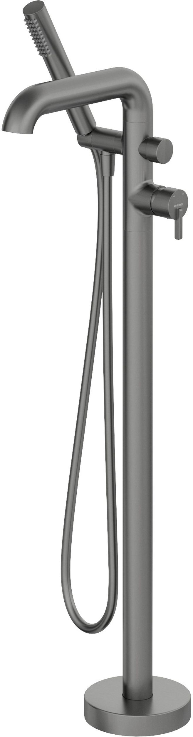 Deante Silia bateria wannowo-prysznicowa wolnostojąca titanium BQSD17M - Wysyłka w 24h