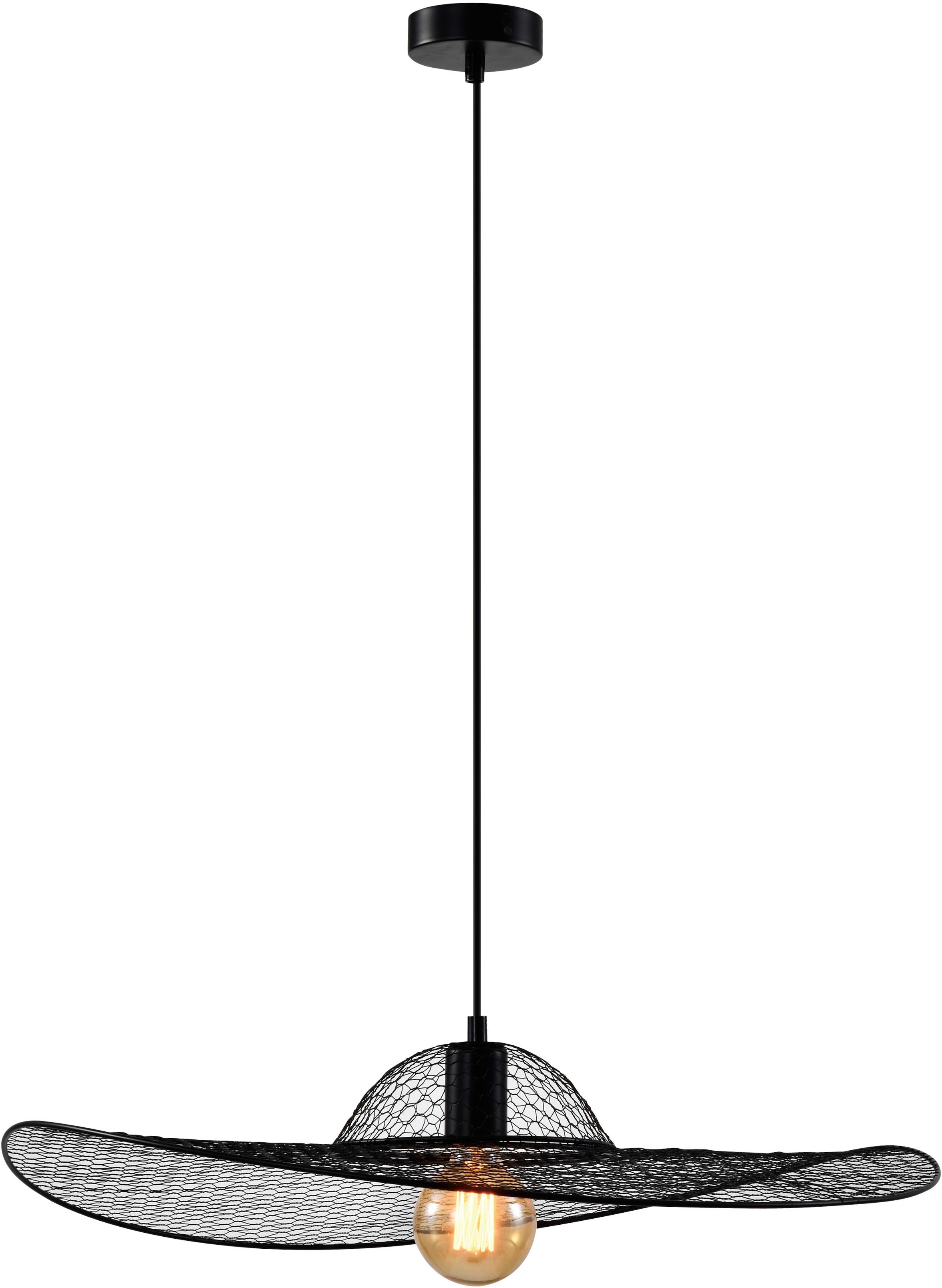 Candellux Deco lampa wisząca 1x40 W czarna 31-38272