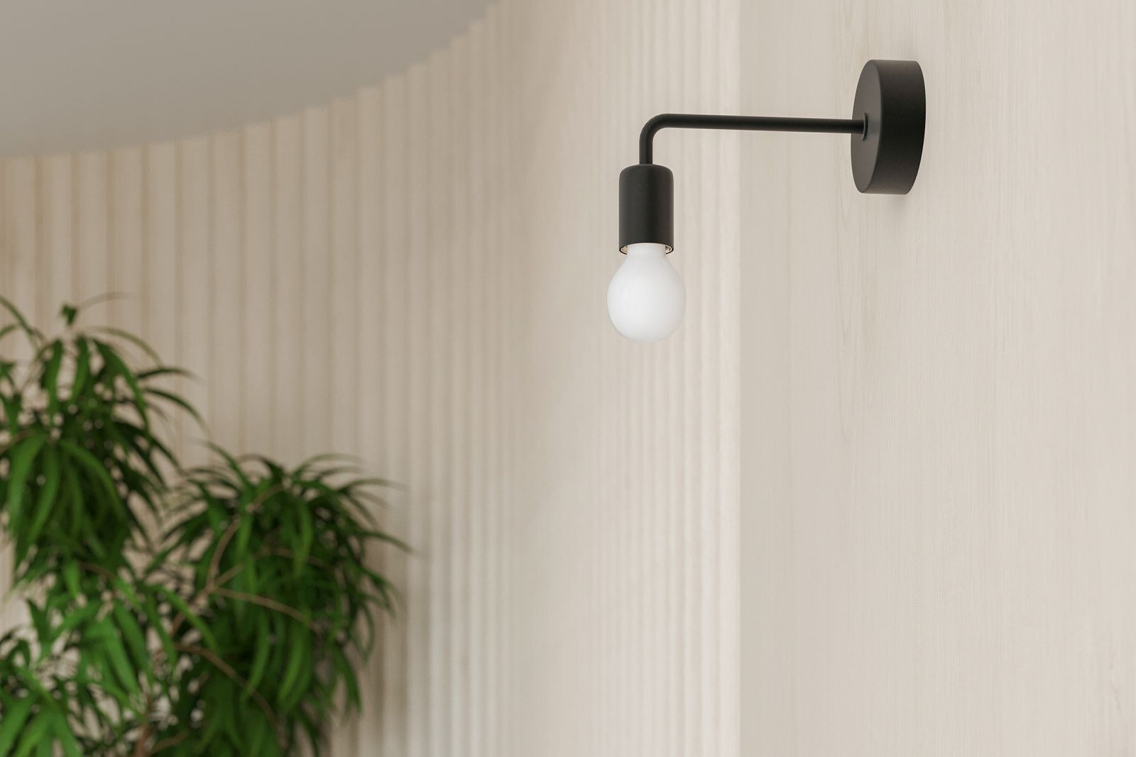 Sollux Lighting Norah kinkiet 1x15 W czarny SL.1449