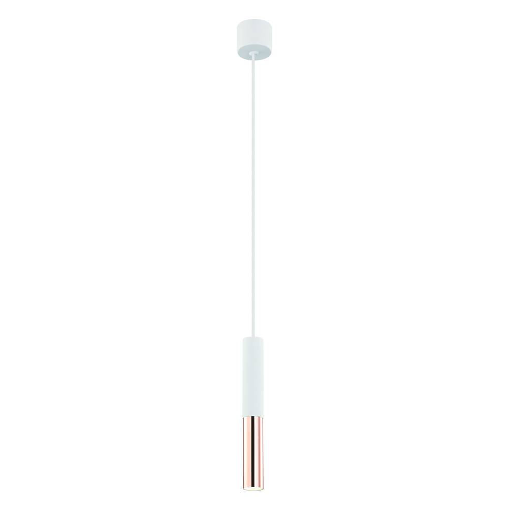 Orlicki Design Slimi Bianco S/Rose Gold lampa wisząca 1x3,5W biała/różowe złoto OR80858